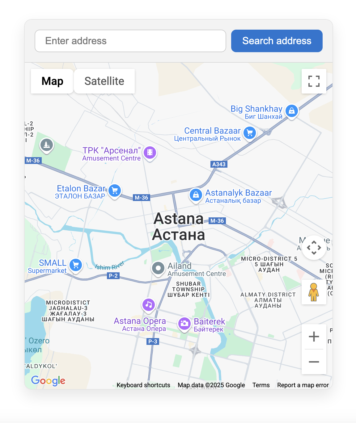Map View