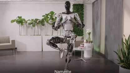Teilnehmende Roboter m&uuml;ssen auf zwei Beinen laufen. (Bild: X / Tesla Optimus) (X / Tesla Optimus)