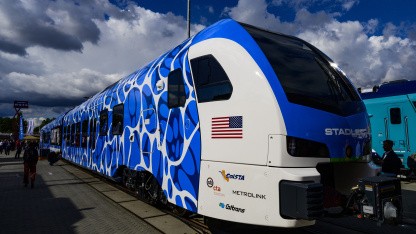 Der Schweizer Zughersteller Stadler best&auml;tigt einen Cybervorfall. (Bild: JOHN MACDOUGALL/AFP via Getty Images) (JOHN MACDOUGALL/AFP via Getty Images)