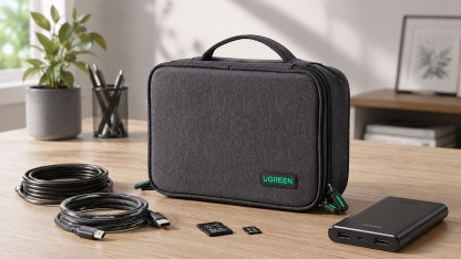 Kabeltasche von Ugreen (Gr&ouml;&szlig;e L) (Bild: amazon.de/ugreen/golem erstellt mit ChatGPT) (amazon.de/ugreen/golem erstellt mit ChatGPT)