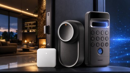Schl&uuml;ssel ade: Switchbot Smart Lock Ultra 70 Euro g&uuml;nstiger (Bild: Amazon.de/Erzeugt mit ChatGPT) (Amazon.de/Erzeugt mit ChatGPT)